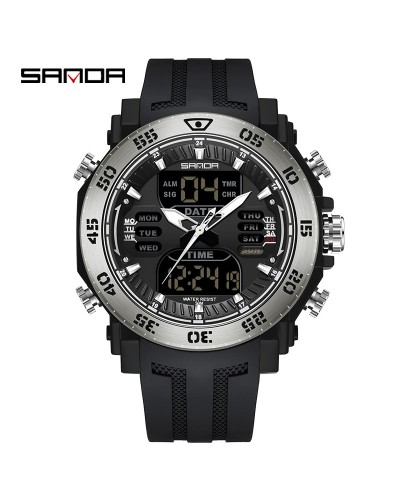 Купити Sanda 6029 Black-Silver Купити Sanda 6029 Black-Silver