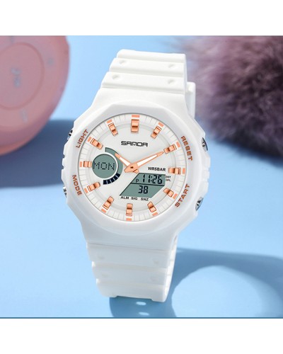 Купити Sanda 6016 White-Rose Gold