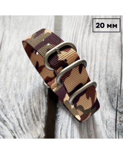Купить Ремешок Nato CCE Camo 20 мм