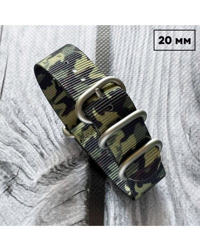 Купить Ремешок Nato Camo A Tacs 20 мм