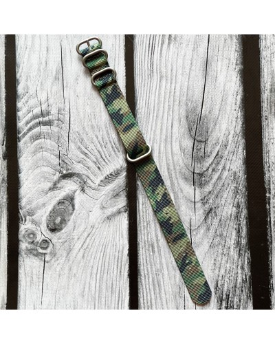 Купить Ремешок Nato Camo Woodland 20 мм