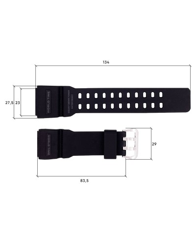 Купить Ремешок для Skmei 1356/1358/1680BK Black