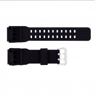Ремінець для годинника Skmei 1356/1358/1680BK Black чорний каучуковий, 26 см