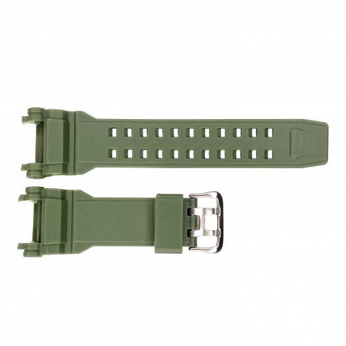 Купити Ремінець для годинника Skmei 1343AG Army Green зелений каучуковий 26 см