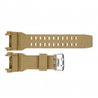 Ремінець для годинника Skmei 1343KH Khaki каучуковий, довжина 26 см (1051-0532)