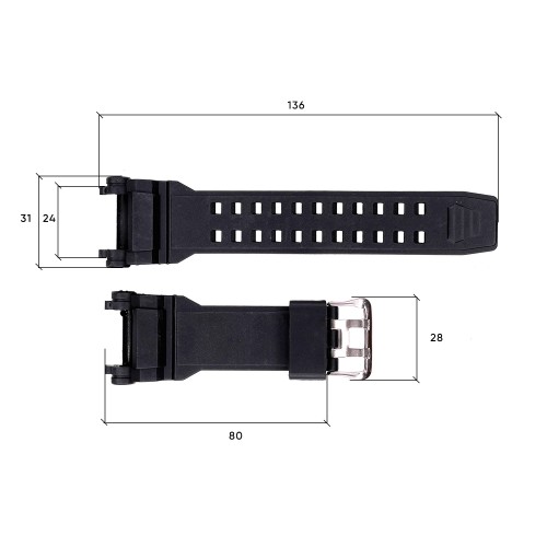 Купить Ремінець для годинника Skmei 1343BK Black