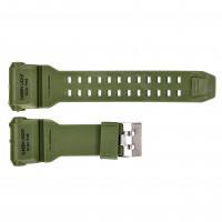 Ремінець для годинника Skmei 1520AG Army Green, каучуковий браслет 26.5 см для Skmei 1520