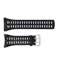 Ремінець для годинника Skmei 1251/1250/1360/1167BK Black чорний каучуковий 25 см