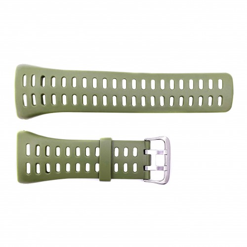 Купити Ремінець для годинника Skmei 1251/1250/1360/1167 Army Green зелений каучуковий 25 см