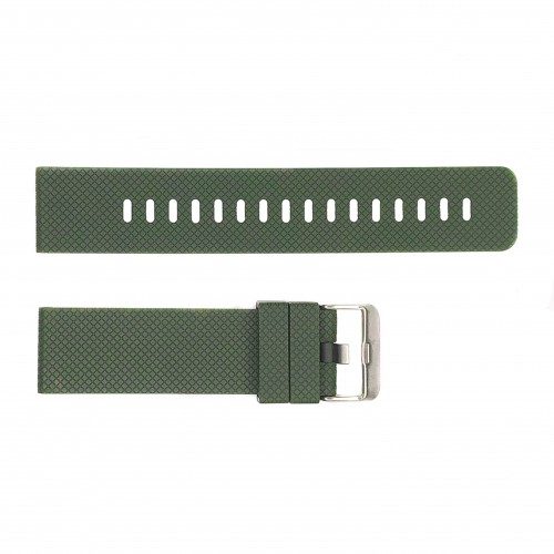 Купити Ремінець для годинника Skmei 1416/1418/1267/1285/1293/1426/1866/1894 Army Green 22 мм каучуковий зелений