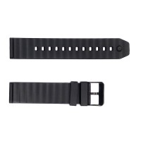 Ремінець для годинника Skmei 1502BK Black 22 мм каучуковий чорний для Skmei 1502
