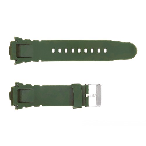 Купити Ремінець для годинника Skmei 1068/1301/1231/1560/1820AG Army Green, каучуковий браслет зелений