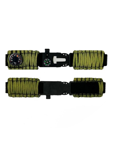 Купити Ремінець паракордовий багатофункціональний Army Green