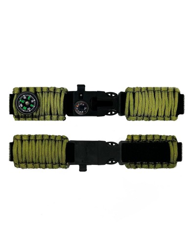 Купить Ремінець паракордовий багатофункціональний Army Green New