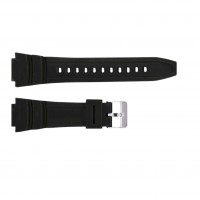 Ремінець для годинника Skmei 1454BKBK Black-Black каучуковий чорний (SKU 1051-0654)