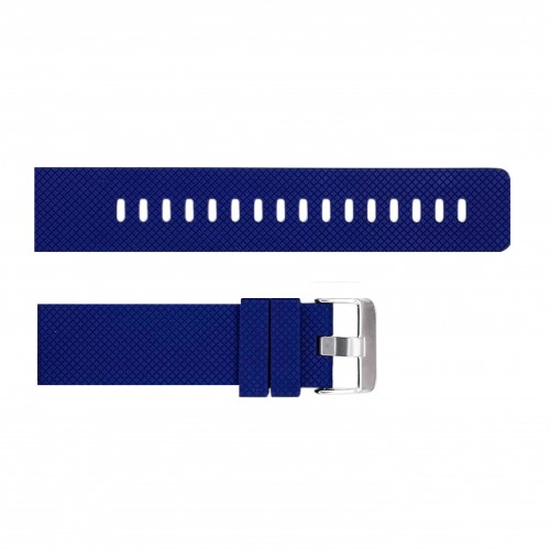 Купити Ремінець Skmei для годинників 1416/1418/1426/1866 Blue-Black 22 мм каучуковий (1051-0656)