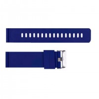 Ремінець Skmei для годинників 1416/1418/1426/1866 Blue-Black 22 мм каучуковий (1051-0656)