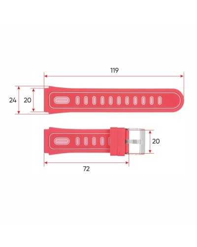 Купить Ремінець для смарт годинника DF91 Pink