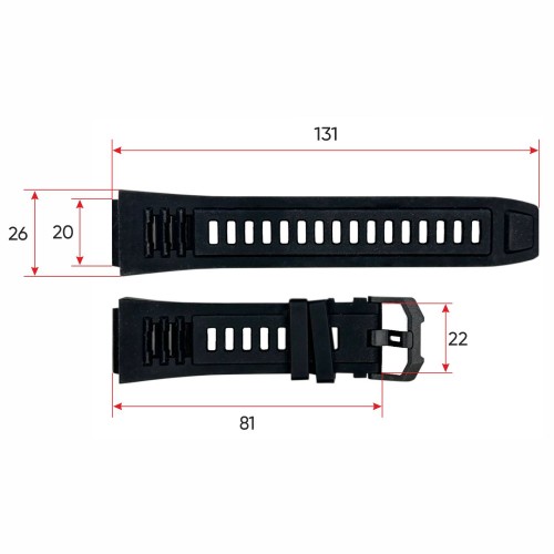 Купити Ремінець для смарт годинника АК45 Black