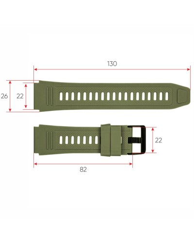 Купити Ремінець для смарт годинника K56PRO Army Green