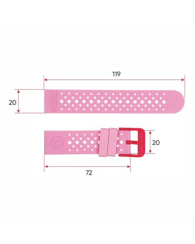 Купити Ремінець для смарт годинника Modfit Zoomi Pink