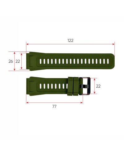 Купить Ремінець для смарт годинника Modfit Ranger Army Green