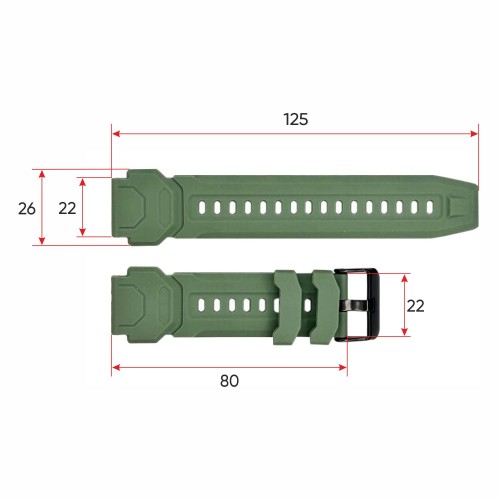 Купить Ремінець для смарт годинника C20 Army Green