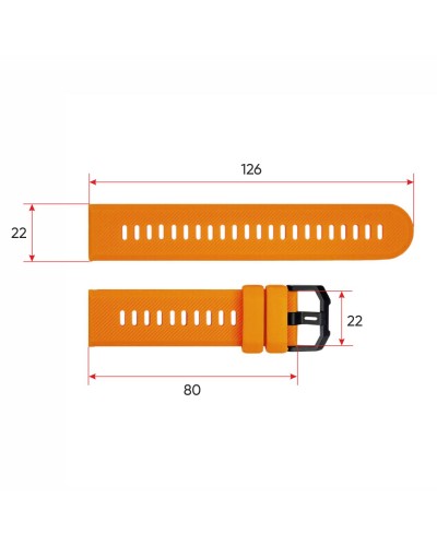 Купити Ремінець для смарт годинника Modfit Base T2 Orange