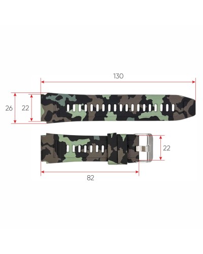 Купити Ремінець для смарт годинника K59 Camo Green