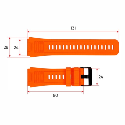 Купити Ремінець для смарт годинника NX8 Orange