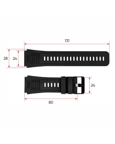 Купити Ремінець для смарт годинника Modfit Expedition Compass Black