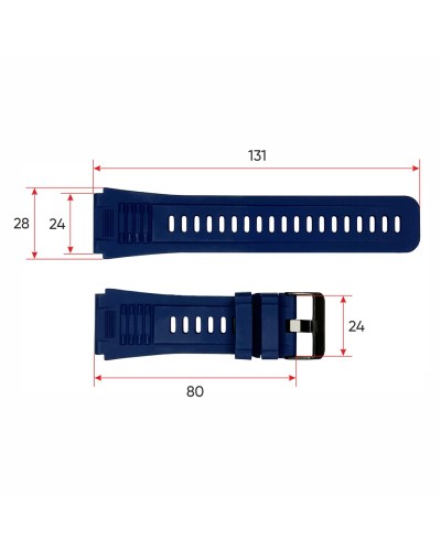 Купить Ремінець для смарт годинника Modfit Expedition Compass Blue