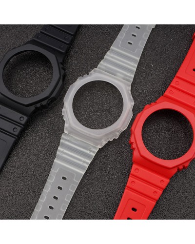 Купить Ремінець + безель (рант) для Casio G-Shock GA-2100 Black BK