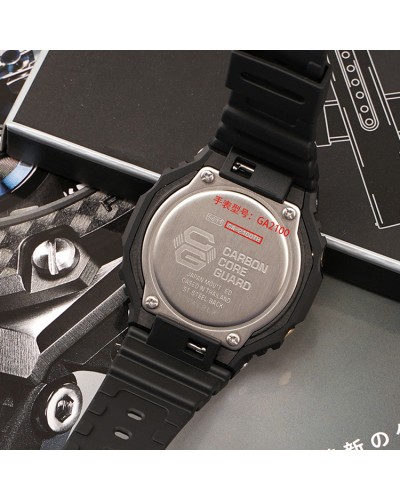 Купить Ремінець + безель (рант) для Casio G-Shock GA-2100 Black BK