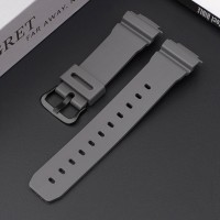 Ремінець Casio accessories для Casio G-Shock DW-6900 Gray BK поліуретановий сірий