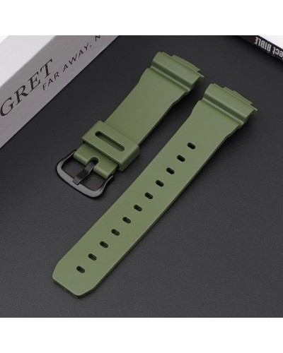 Купить Ремінець для Casio G-Shock DW-6900 Army Green BK