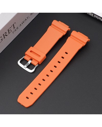 Купить Ремінець для Casio G-Shock DW-6900 Orange SI