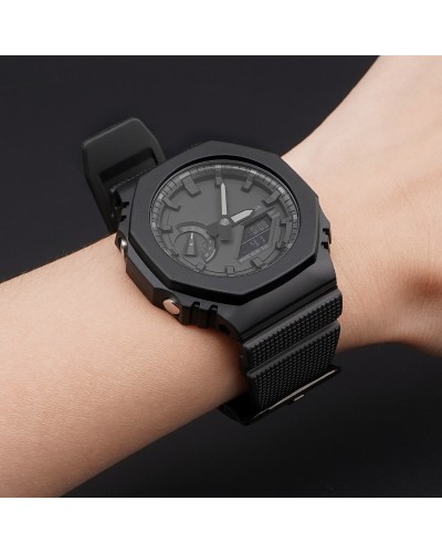 Купить Ремінець для Casio G-Shock GM-2100 Black SI
