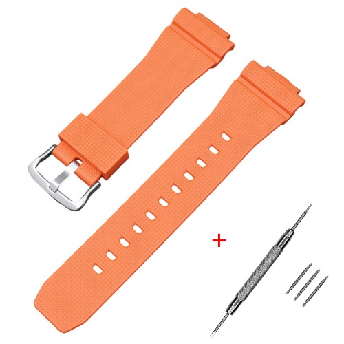Купити Ремінець Casio G-Shock GM-2100 Orange SI помаранчевий поліуретановий для GA-2100/2110