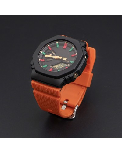 Купити Ремінець для Casio G-Shock GM-2100 Orange SI
