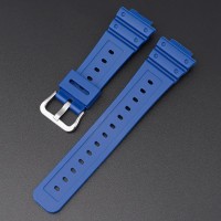 Ремінець для годинника Casio G-Shock GA-2100 Blue SI синій поліуретановий