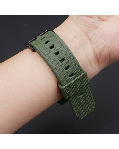 Купить Ремінець для Casio G-Shock GM-2100 GA2100/2110 Army Green Silver