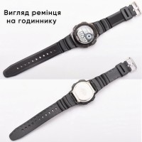 Ремінець Casio accessories для G-Shock AE-1000/1200 Black BK полімерний чорний