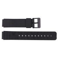 Ремінець для годинника Casio MQ-24 All Black чорний поліуретановий (SKU 1051-0886)
