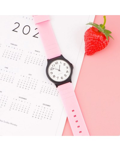 Купить Ремінець для Casio MQ-24 All Pink