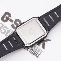 Ремінець для Casio G-Shock CA-53W 20mm Black BK полімерний чорний 1051-0911