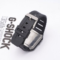 Ремінець для Casio G-Shock CA-53W 20mm Black BK полімерний чорний 1051-0911