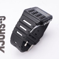 Ремінець Casio accessories для G-Shock CA-53W 20mm Black GD полімерний чорний