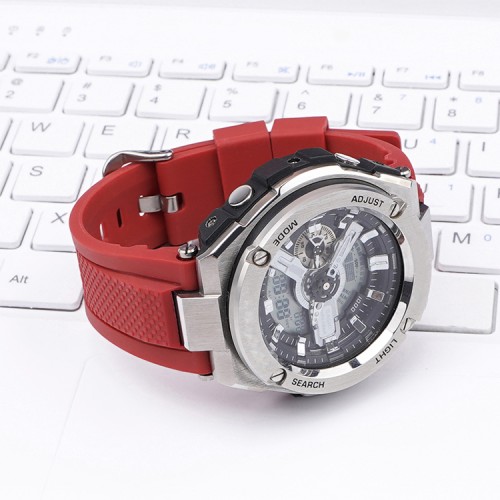 Купити Ремінець Casio accessories для G-Shock GST-W300 Red SI полімерний червоний (1051-0935)