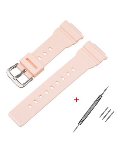 Купить Ремінець для Casio G-Shock DW-5600 Pink-Glossy SI